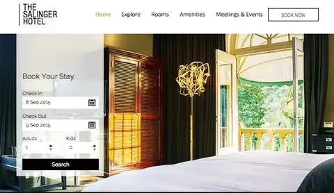 Hotel website
